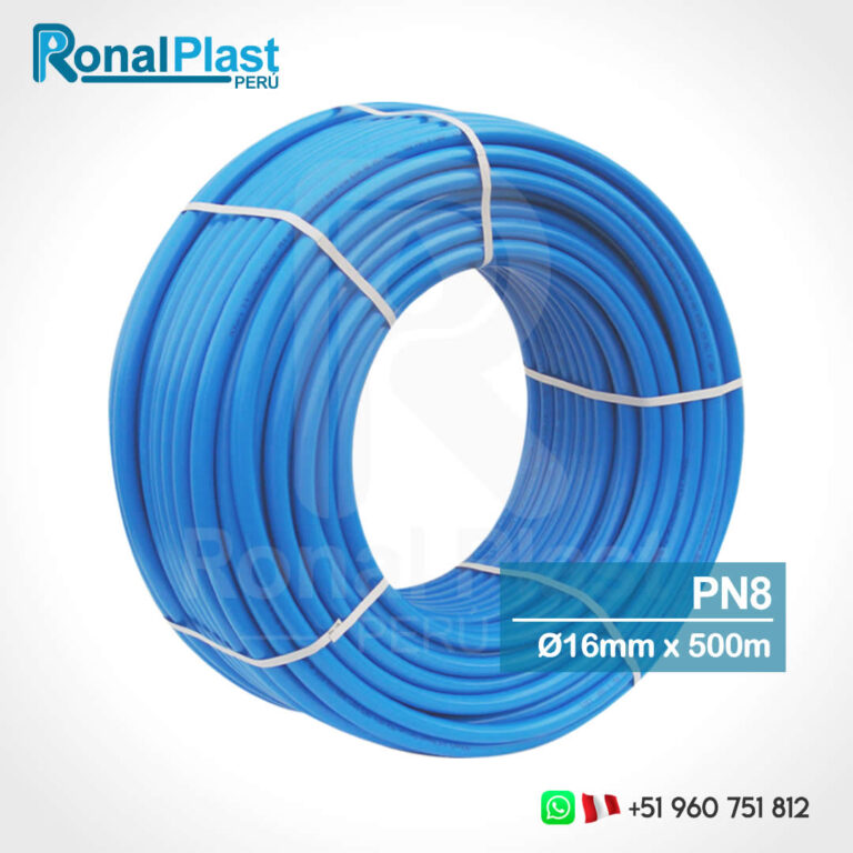 Manguera De Polietileno Hdpe Azul Mm X M Pn Ronal